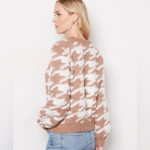 NWT Houndstooth Plush Pullover Line & Dot SO WARM & COMFY - Picture 3 of 4